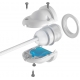 CASQUILHO BRANCO E27 EIVA termoplastico IP65 (Max 12W LED)