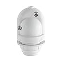 CASQUILHO BRANCO E27 EIVA termoplastico IP65 (Max 12W LED)