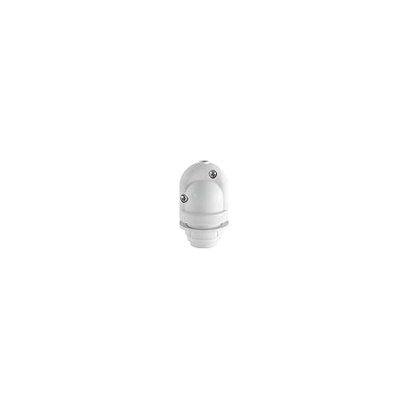 CASQUILHO BRANCO E27 EIVA termoplastico IP65 (Max 12W LED)