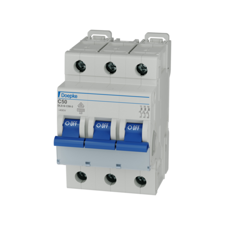 DISJUNTOR DLS 6i C 3POLOS 50A 10kA