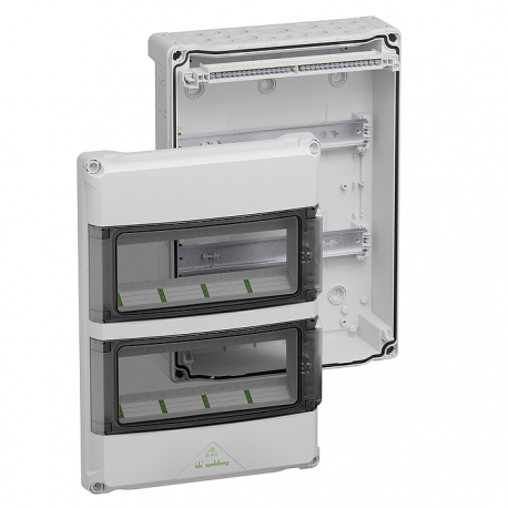 QUADROsaliente AK 24 Basic 24TE 290x407x124mm IP65 IK08