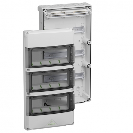 QUADROsaliente AK 36 Basic 36TE 290x562x124mm IP65 IK08