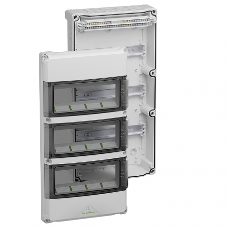 QUADROsaliente AK 36 Basic 36TE 290x562x124mm IP65 IK08