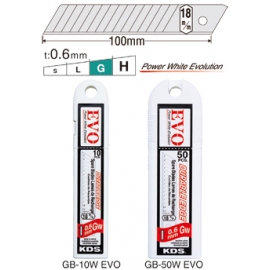 PACK 10x LAMINAS KDS Tipo G 18mm 0,6mm (GB-10W EVO)