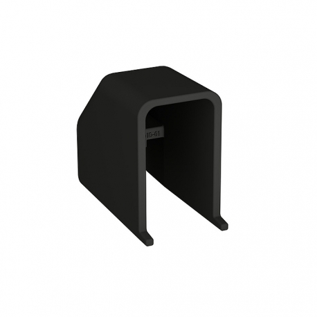 ADAPTADOR PRETO KKA 1515/sw P/CALHA 15x15mm P/ caixas Abox 025, Abox 025/2, Abox 040