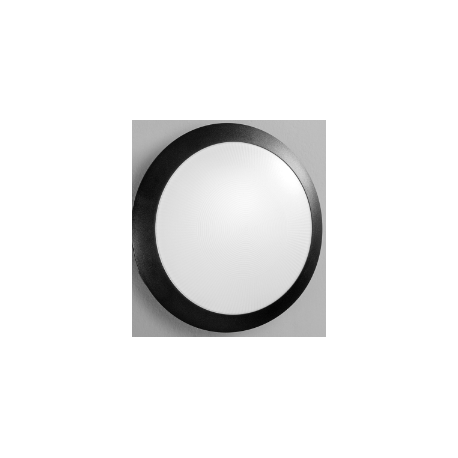 PLAFOND OPAL PRETO ALYCE 1x E27 Ø300x91mm IK10 IP65