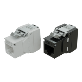 MODULO KEYSTONE PRO SLIMCAT RJ45 CAT6 BRANCO, CAIXA DE 12UN