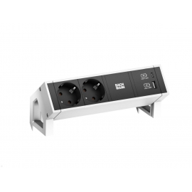 DESK 2 2xSCHUKO + 1 USB-C / 1 USB-A