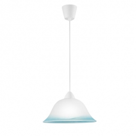 SOSPENSIONE 700 BIANCO/BLU 1XE27 31CM