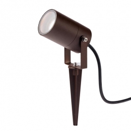 PROIETTORE AKRON CORTEN CON PICCHETTO 1XGU10 IP54