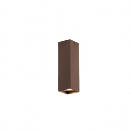 PLAFONIERA FLUKE QUADRA CORTEN 1XGU10 6X6X20CM