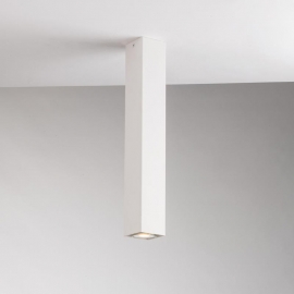 PLAFONIERA FLUKE QUADRA BIANCA 1XGU10 6X6X40CM
