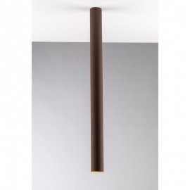 PLAFONIERA FLUKE TONDA CORTEN 1XGU10 5,5X75CM