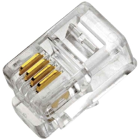 FICHAS MODULARES RJ10 4P/4C