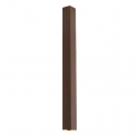 PLAFONIERA FLUKE QUADRA CORTEN 1XGU10 6X6X75CM
