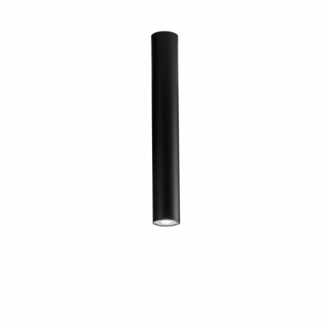 PLAFONIERA FLUKE TONDA NERA 1XGU10 5,5X40CM