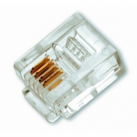 FICHAS MODULARES RJ11 6P/4C