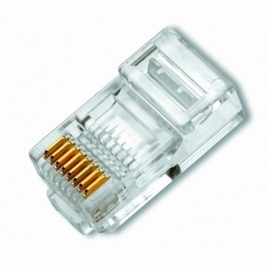 FICHA MODULAR RJ45 NÃO BLINDADA