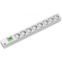 BLOCO 8 TOMADAS BASE 19", CABO 2 MTS + INTERRUPTOR