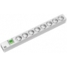 BLOCO 8 TOMADAS BASE 19", CABO 2 MTS + INTERRUPTOR