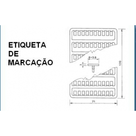 ETIQUETA DE MARCAÇAO 110V