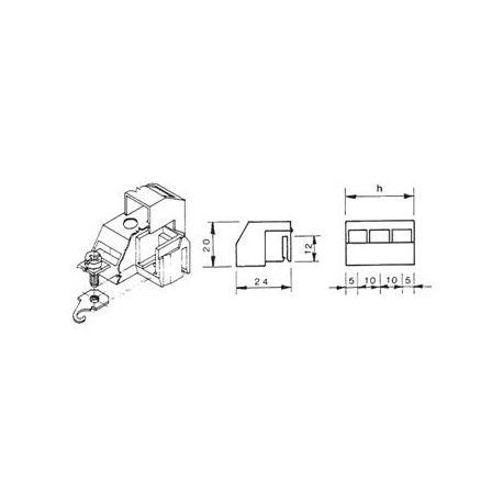 BORNE LIGACAO M-16A 2 POLOS