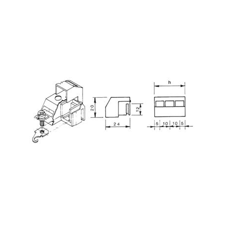 BORNE LIGACAO M-30A 2 POLOS