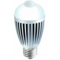 e6 LAMPADA LED 6W E27 5000K (branco puro) C/SENSOR