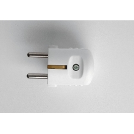 DIRECT ENTRY WHITE PVC plug 16A 2P+T REF. E71