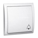 BELL BUTTON WHITE 230V