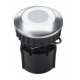 BUTTON PROTACT 230 LED WHITE ALUMINIUM