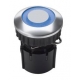 BUTTON PROTACT 240 LED BLUE ALUMINIUM