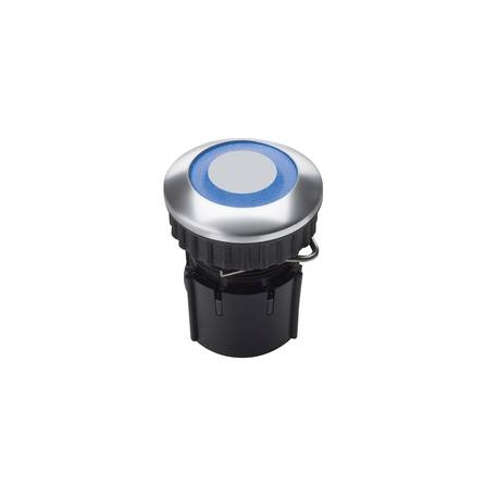 BUTTON PROTACT 240 LED BLUE ALUMINIUM