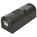 TOMADA DUPLA SALIENTE USB 12-24V/5V DC 5000mA