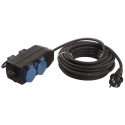 4 BLOCO TOMADAS 2P+E 16A/250V VERMELHOCOM-SELF CL