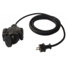 3-Way rubber socket outlet 10m H07RN-F 3G2,5