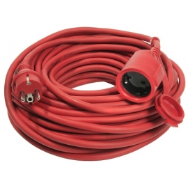 Rubber cable extension 50m H05RR-F 3G1,5 red
