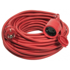 BORRACHA EXTENSAO CABO 10M H05RR-F 3G1,5 VERMELHO