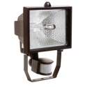 Halogen light with motion detector 500W, white