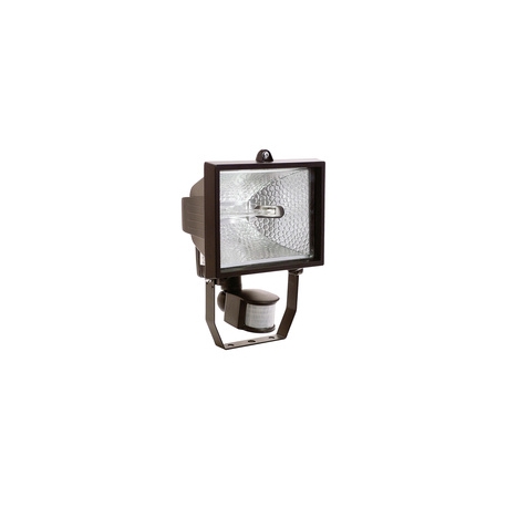 Halogen light with motion detector 500W, white