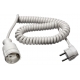 PVC SPIRAL EXTENSAO CABO H05VV-F 3G1,5 BRANCOEXPA