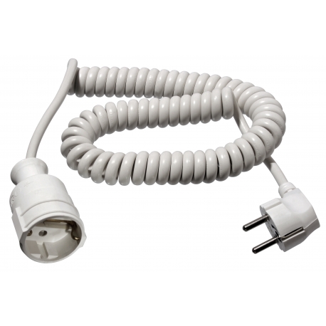 PVC SPIRAL EXTENSAO CABO H05VV-F 3G1,5 BRANCOEXPA