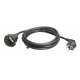 PVC Cable extension 2m H05VV-F 3G1,0 black