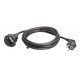 PVC Cable extension 5m H05VV-F 3G1,5 black