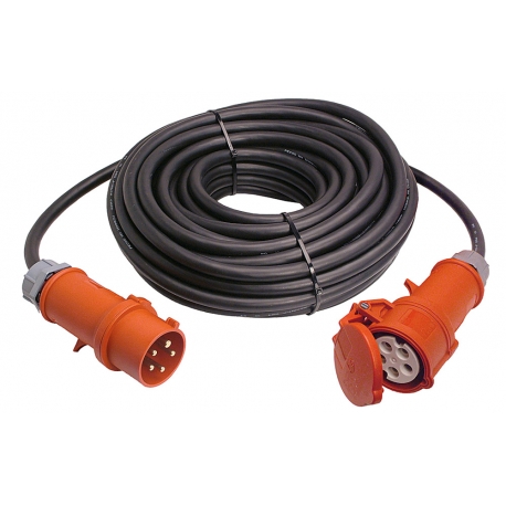 CEE neoprene rubber cable extension 32A,22Kw, 10m