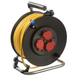 Safety cable reel 285mmØ, 33m XYMM-J k35 3G2,5 ye