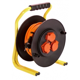 Professional cable reel 285mmØ 25 m H07BQ-F 3G1,5