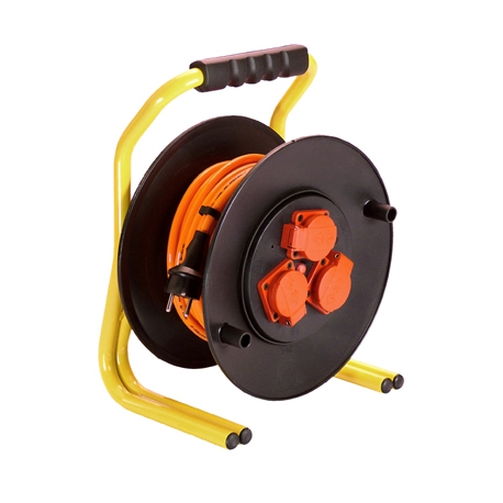 Professional cable reel 285mmØ 25 m H07BQ-F 3G1,5