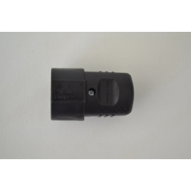 e70.1 PVC Plug Female Black IP20 16A