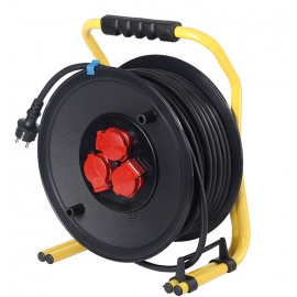 Professional cable reel 320mmØ 50m H07RN-F 3G1,5 